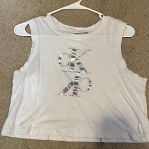 White tank top Calvin Klein small